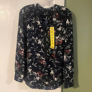 Hilary Radley womens Long Sleeve Blouse